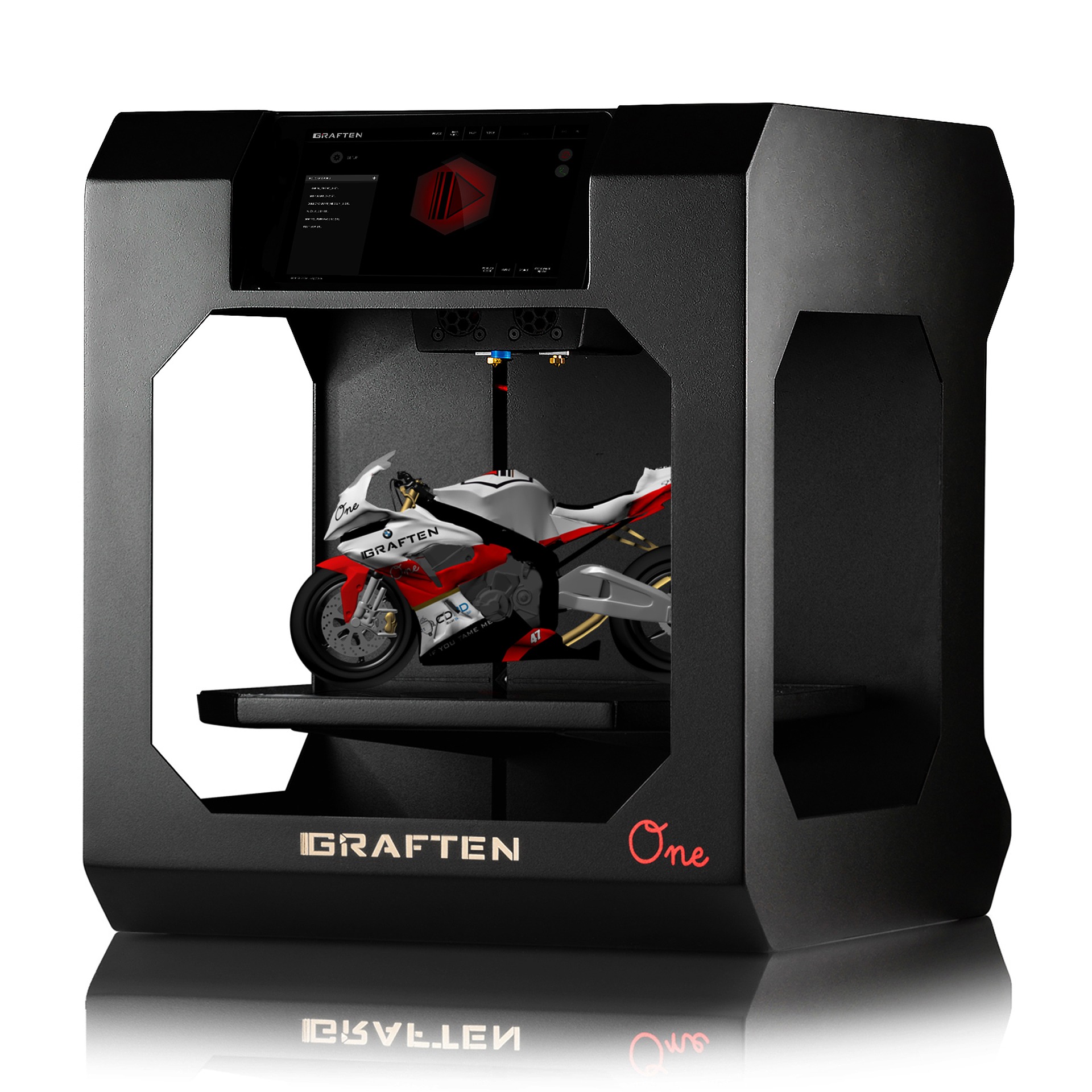 advanced 3d printer render